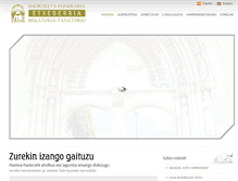 Tablet Screenshot of funerariaetxeberria.com